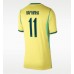 Brazílie Raphinha Belloli #11 Dámské Domácí Dres MS 2026 Krátkým Rukávem